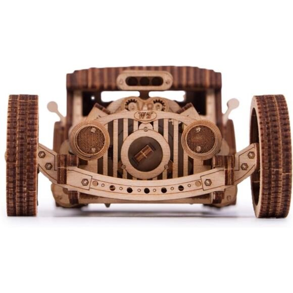 Wood Trick Hot Rod Wooden Model Car Kit to Build - Rides up to 32 feet - - Picture 5 of 7
